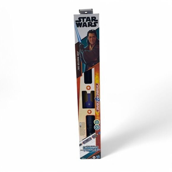 Star Wars Jedi Master Sol Electronic Lightsaber Forge Blue Kyber Core NEW Hasbro - Picture 1 of 6